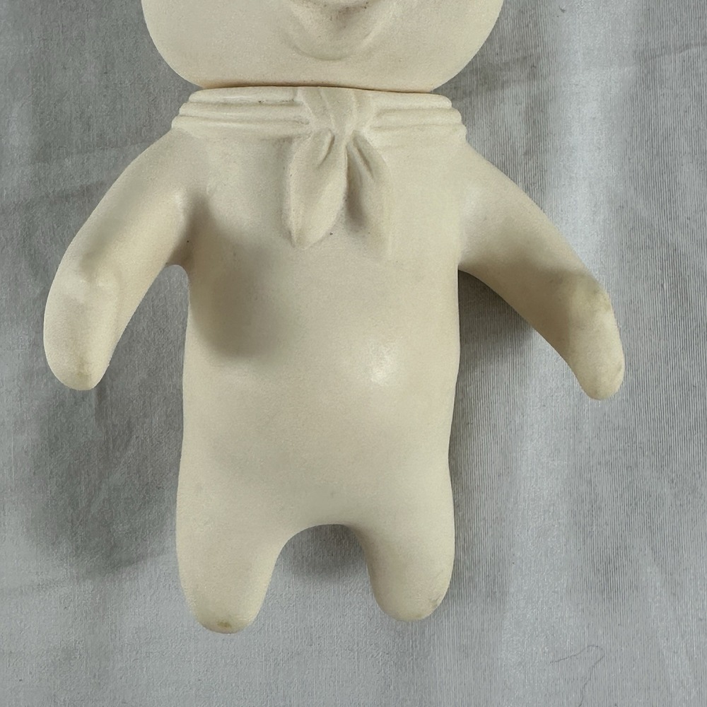 Vintage 1970s Pillsbury Dough Boy 1971 & Girl 1972 Rubber Dolls Poppin Set of 2 - Picture 12 of 16